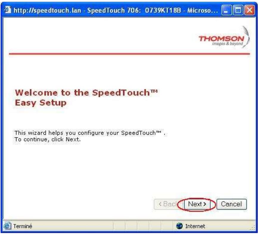 THOMSON SPEEDTOUCH 706 - SpeedTouch - 1