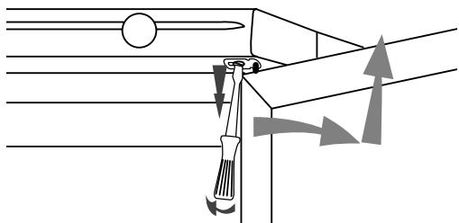 THOMSON WKT173BD - Cambio del sentido de aperture de la puerta - 1
