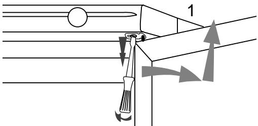 THOMSON WKT173BD - Reversing the door opening - 1