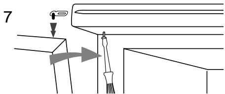 THOMSON WKT173BD - Changement du sens d'ouverture de la porte - 2