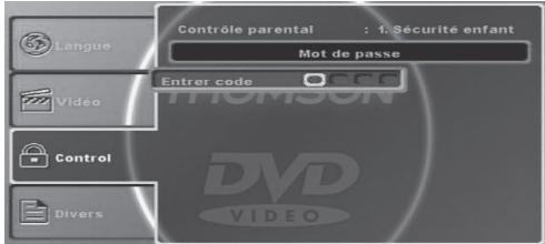 THOMSON DP7200 - CONFIGURATION DU LECTEUR - 2