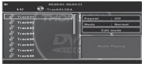 THOMSON DP7200 - Repeticion de manera aleatoria. - 2