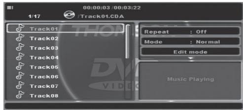 THOMSON DP7200 - Programmierte Abspielreihenfolge - 1