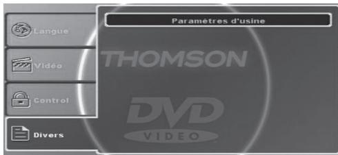 THOMSON DP7200 - CONFIGURATION DU LECTEUR - 3