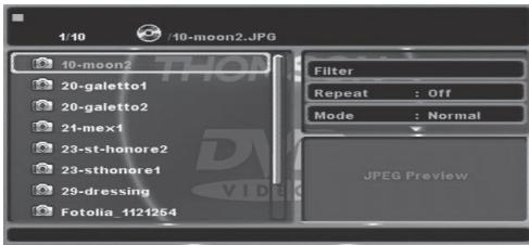 THOMSON DP7200 - Visione dei file imagine (jpg) - 1