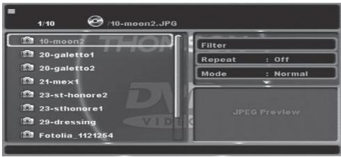 THOMSON DP9200 - Visione dei file imagine (jpg) - 1