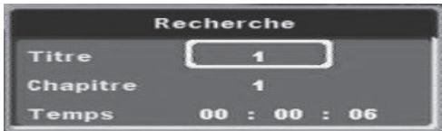 THOMSON DP9200 - Recherche par titre, chapitre ou temps - 1