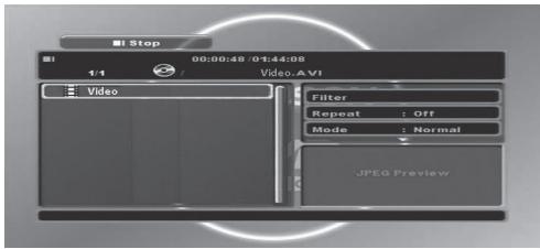 THOMSON DP9200 - Lettura di un MPEG4 - 1