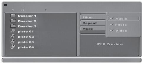 THOMSON DP9200 - File display according to type - 1