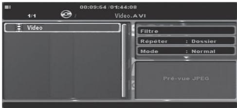 THOMSON DP9200 - Lecture d'un MPEG4 - 1