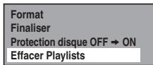 THOMSON CB1160HDD - Effacement de toutes les Playlists - 3