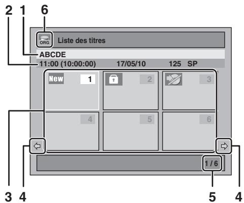 THOMSON CB1160HDD - Guide de la Liste de Titres - 1