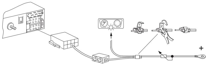 BLAUPUNKT WOODSTOCK DJ - Conexion d'illumination (Illumination) - 6