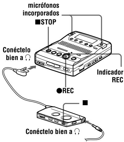SONY MZ-B100 - Grabe un MD. - 1