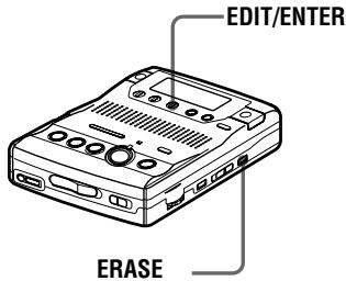 SONY MZ-B100 - To erase a track - 1