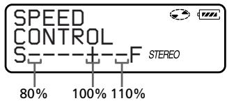SONY MZ-B100 - SPEED CONTROL - 1