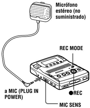 SONY MZ-B100 - Grabación con un micrófono - 1