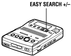 SONY MZ-B100 - Finding a point quickly (Easy Search) - 1