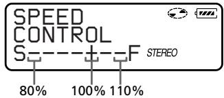 SONY MZ-B100 - SPEED CONTROL - 1