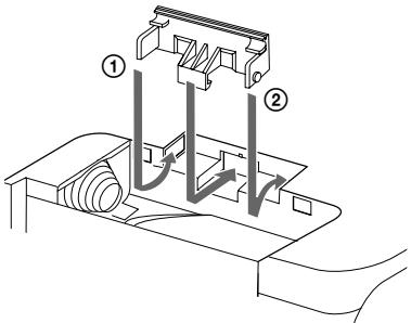 SONY MZ-B100 - On the battery compartment lid - 1