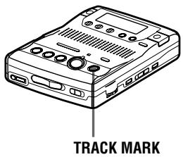 SONY MZ-B100 - Adición de una marca de pista - 1