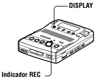 SONY MZ-B100 - Comprobación del tiempo restante o de la posición de grabación - 1