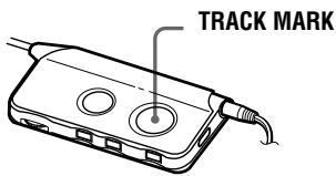 SONY MZ-B100 - Adición de una marca de pista - 2