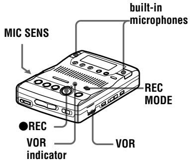 SONY MZ-B100 - VOR (Voice Operated Recording) - 1