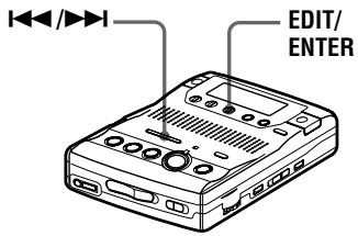 SONY MZ-B100 - Adjusting the contrast of the display window (Contrast adjustment) - 1