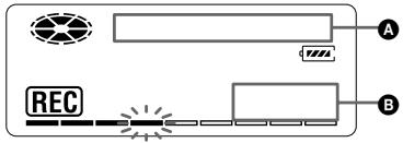 SONY MZ-B50 - Comprobación del tiempo restante o de la posición de grabación - 2