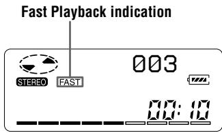 SONY MZ-B50 - Press FAST PB. - 1