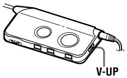 SONY MZ-B50 - Enhancing voice clarity during playback (Voice Up) - 1