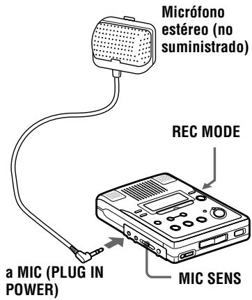 SONY MZ-B50 - Grabación con un micrófono - 1