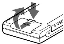 SONY MZ-B50 - Insert dry batteries. - 1