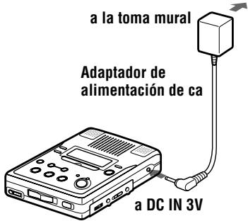 SONY MZ-B50 - Uso de corriente de la red - 1