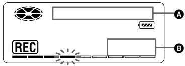 SONY MZ-B50 - Checking the remaining time or the recording position - 2