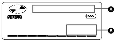 SONY MZ-B50 - Checking the remaining time or the playing position - 2