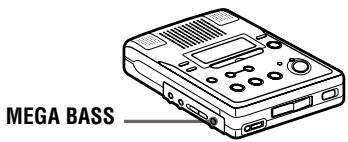 SONY MZ-B50 - Emphasizing bass (DIGITAL MEGA BASS) - 1
