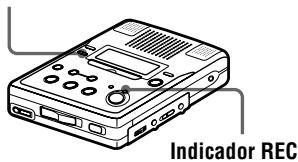 SONY MZ-B50 - Comprobación del tiempo restante o de la posición de grabación - 1