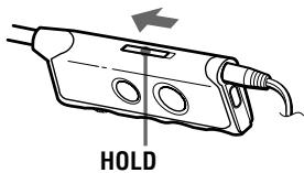 SONY MZ-B50 - Desbloquee el control. - 2
