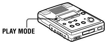 SONY MZ-B50 - Reproducción de pistas de forma repetida - 1