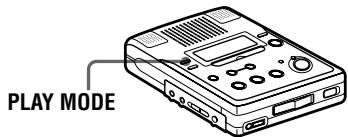 SONY MZ-B50 - Lecture de plages répétée - 1