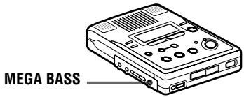 SONY MZ-B50 - Potenciación de los graves (DIGITAL MEGA BASS) - 1