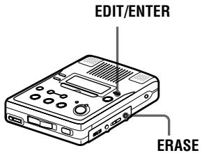 SONY MZ-B50 - Cómo borrar una pista - 1