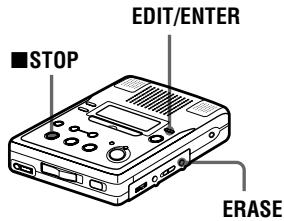 SONY MZ-B50 - To erase the whole disc - 1