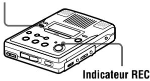 SONY MZ-B50 - Vérification de la durée restante ou de la position d'enregistrement - 1