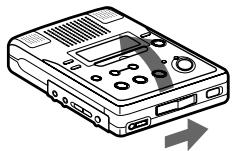 SONY MZ-B50 - Inserte un MD grabable. - 1