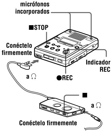 SONY MZ-B50 - Grabe un MD. - 1