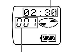 SONY MZ-E30 - Uitleesvenster tijdens het afspelen - 1