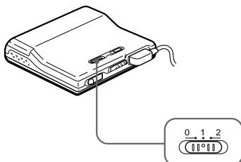 SONY MZ-E30 - Framhäva basen (DIGITAL MEGA BASS) - 1